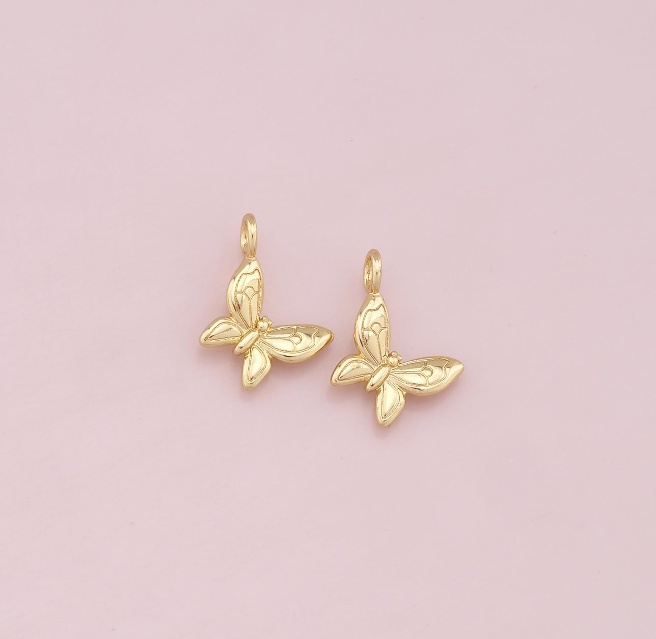 gold butterfly charm