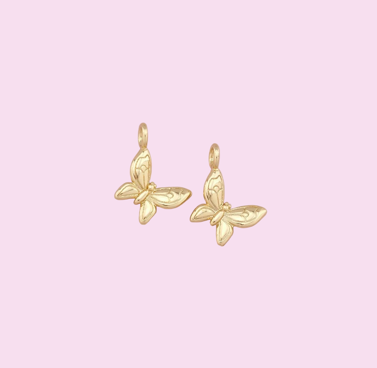 gold butterfly charm