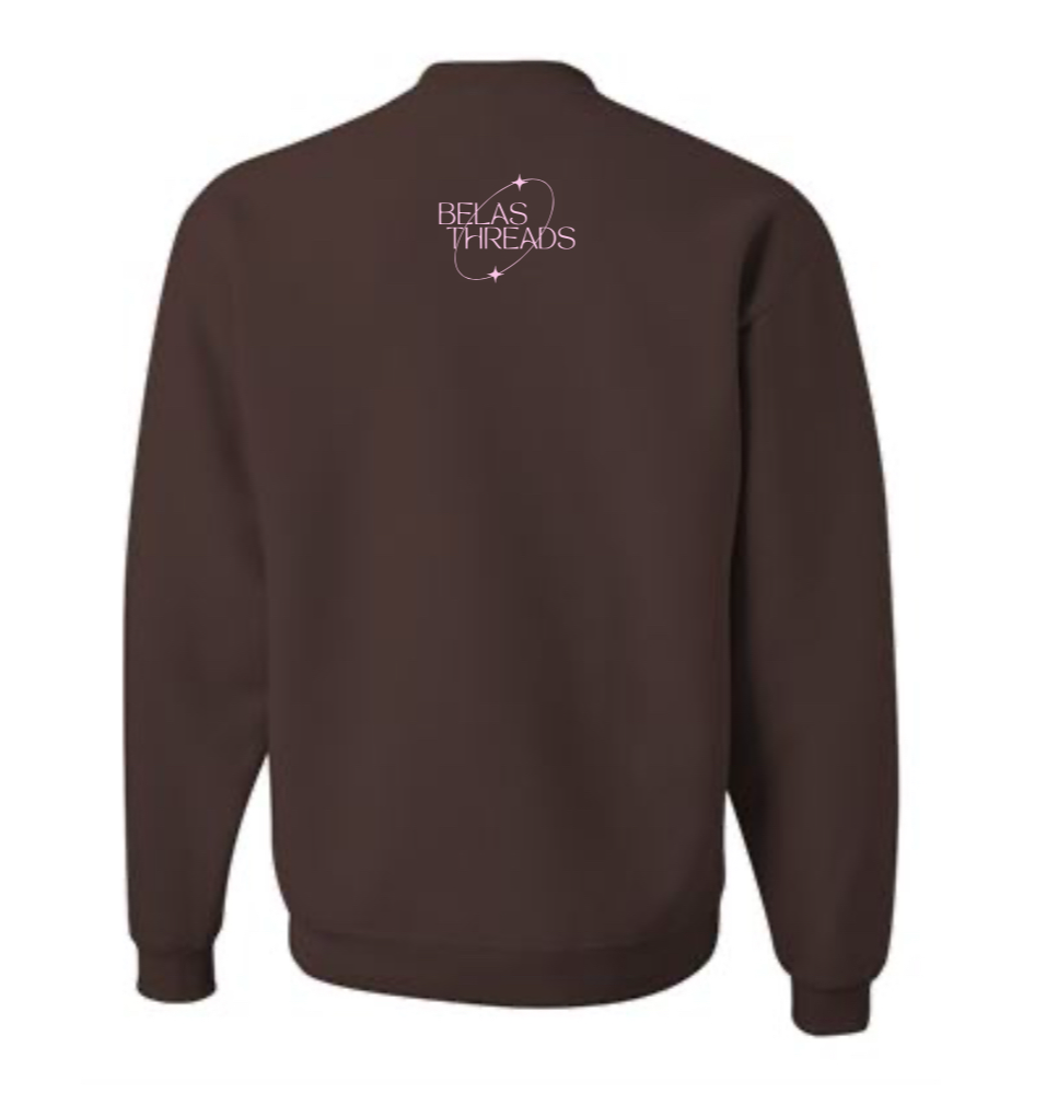 support local businesses crewneck
