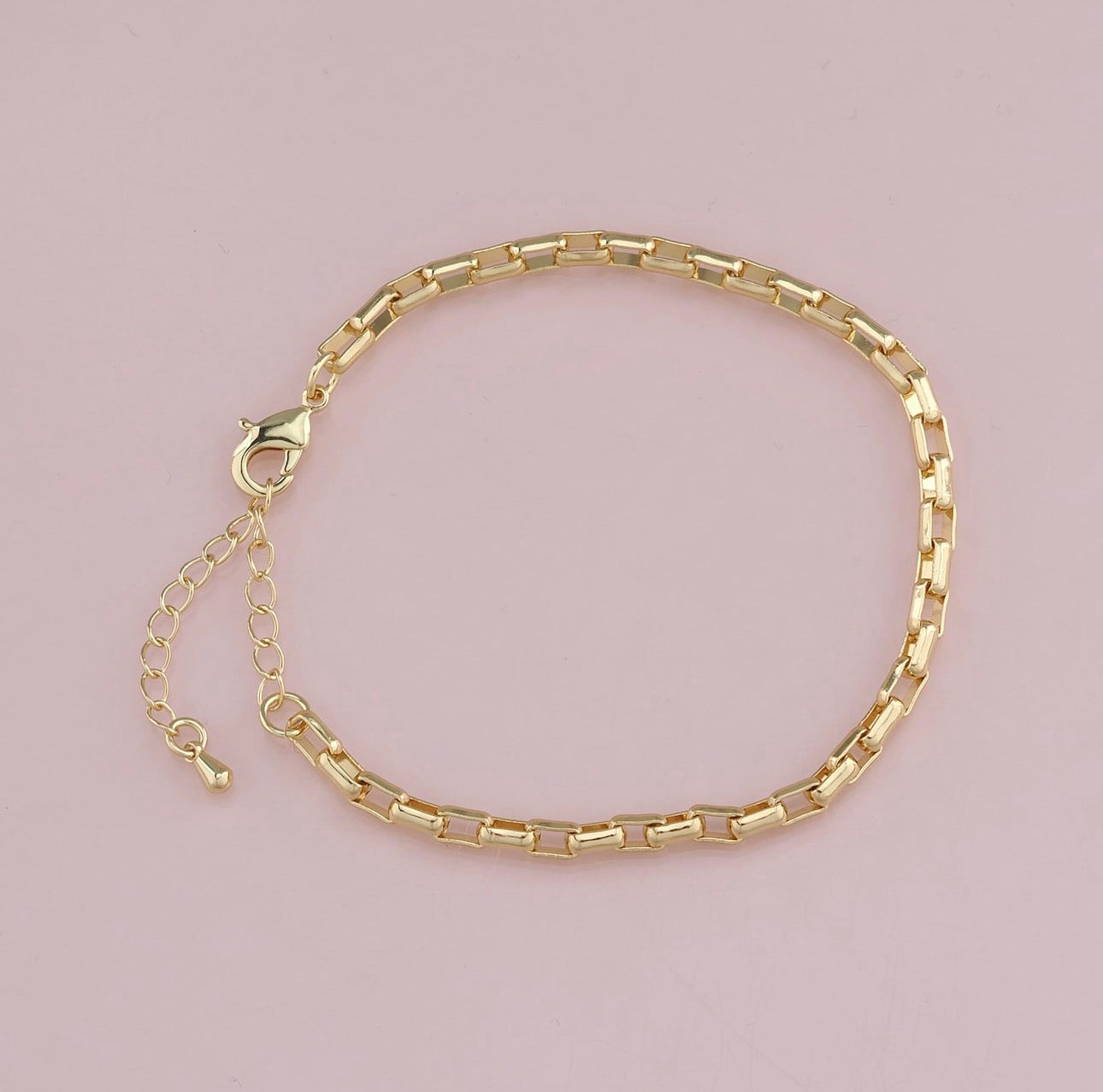 gold clip bracelet