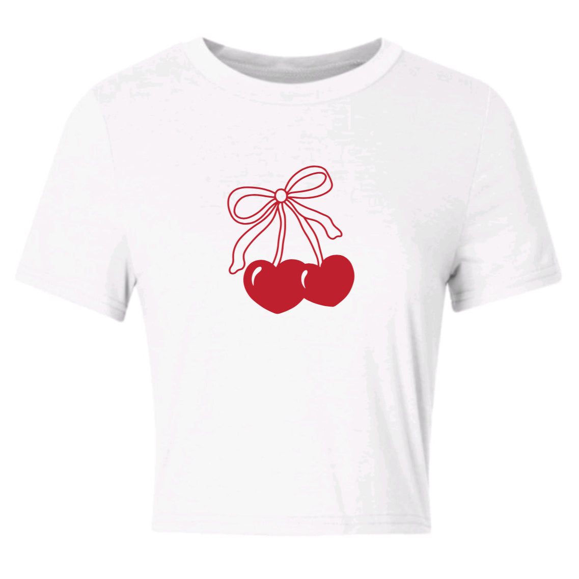 hearts and cherries tee
