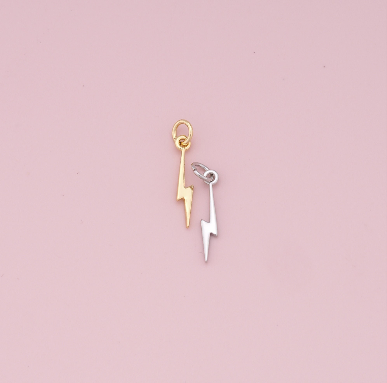 gold lightening charm