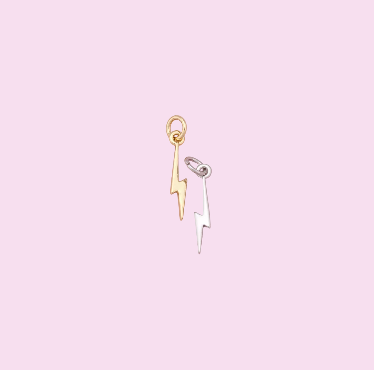 gold lightening charm