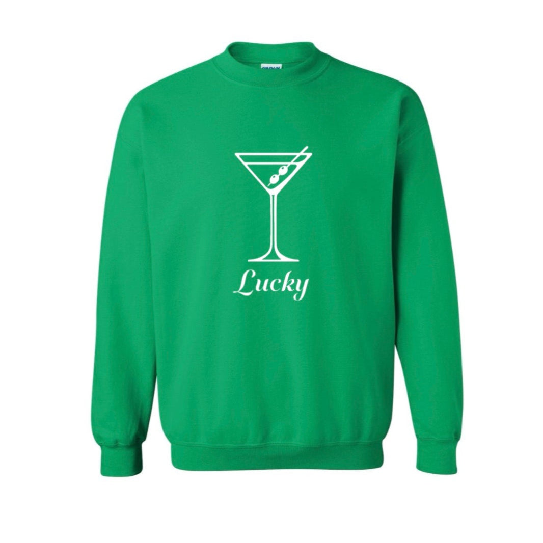lucky tini crewneck