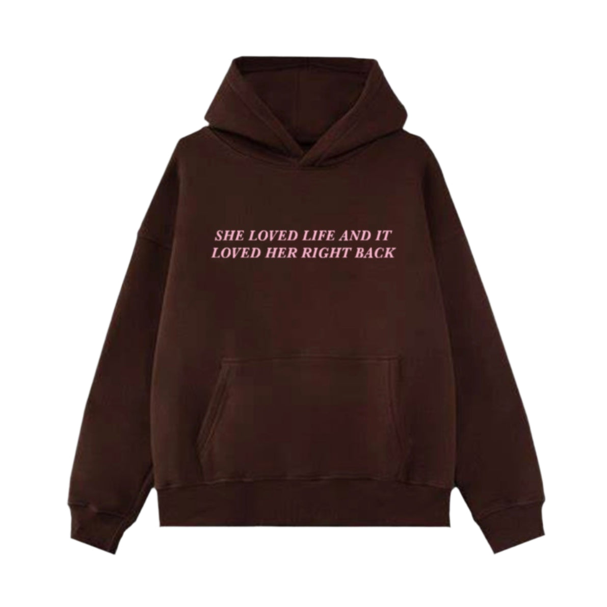 she loved life hoodie