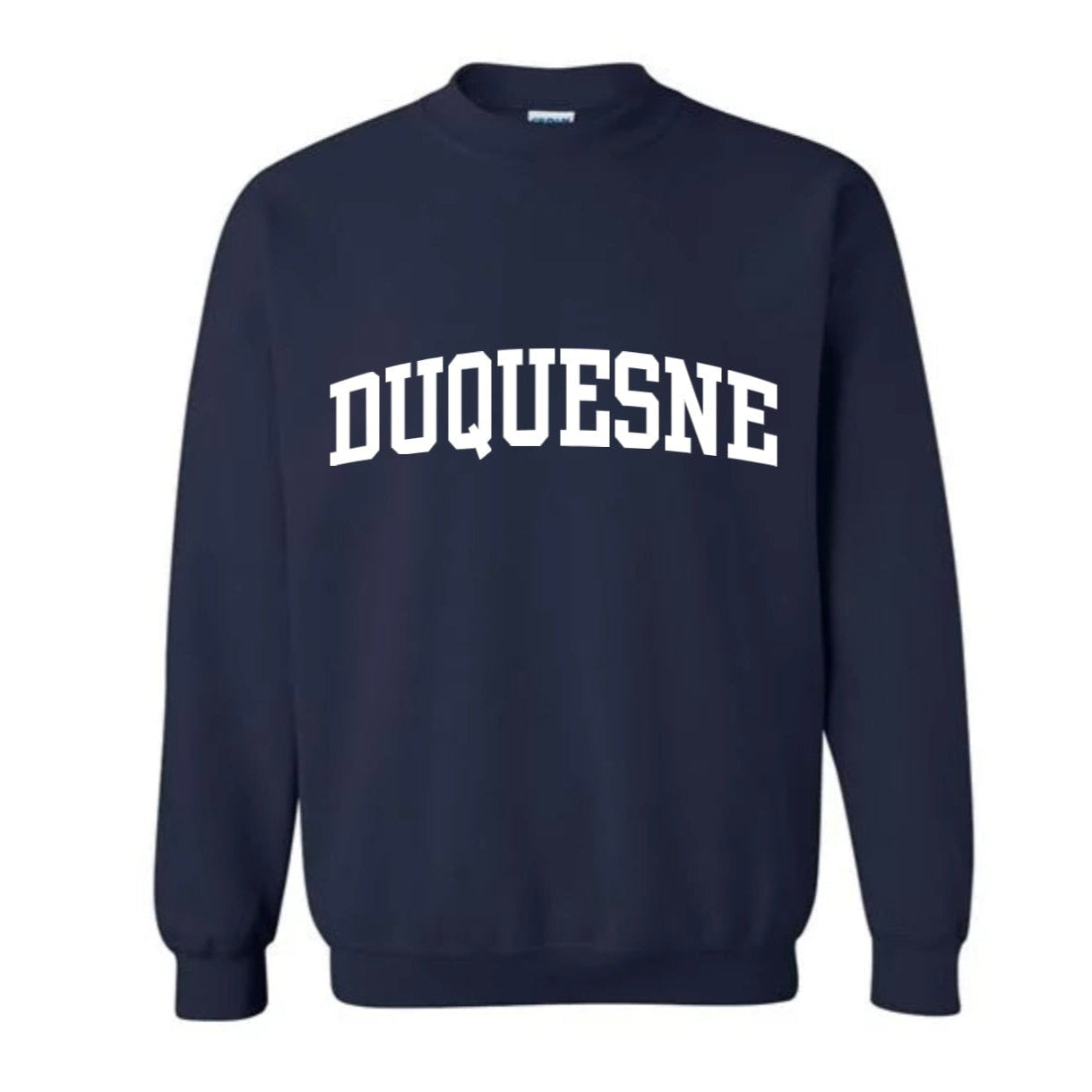 navy classic crewneck