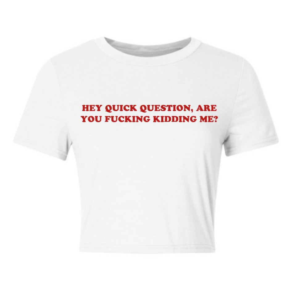 quick question tee