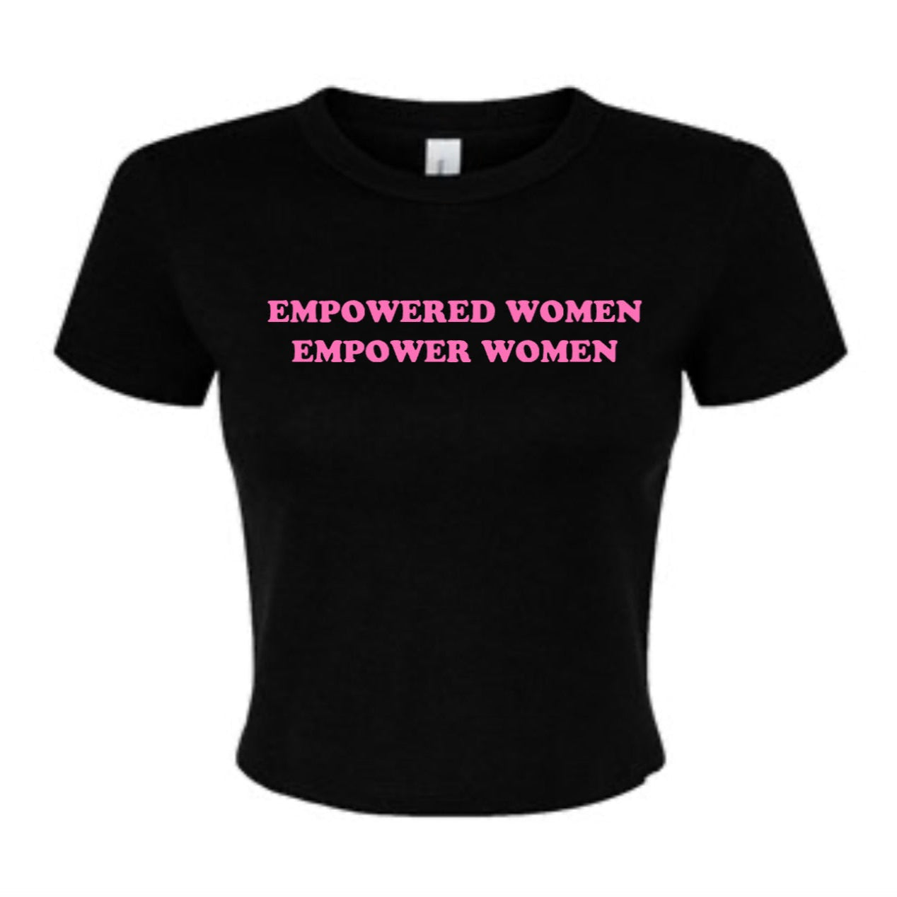empowered women crop top