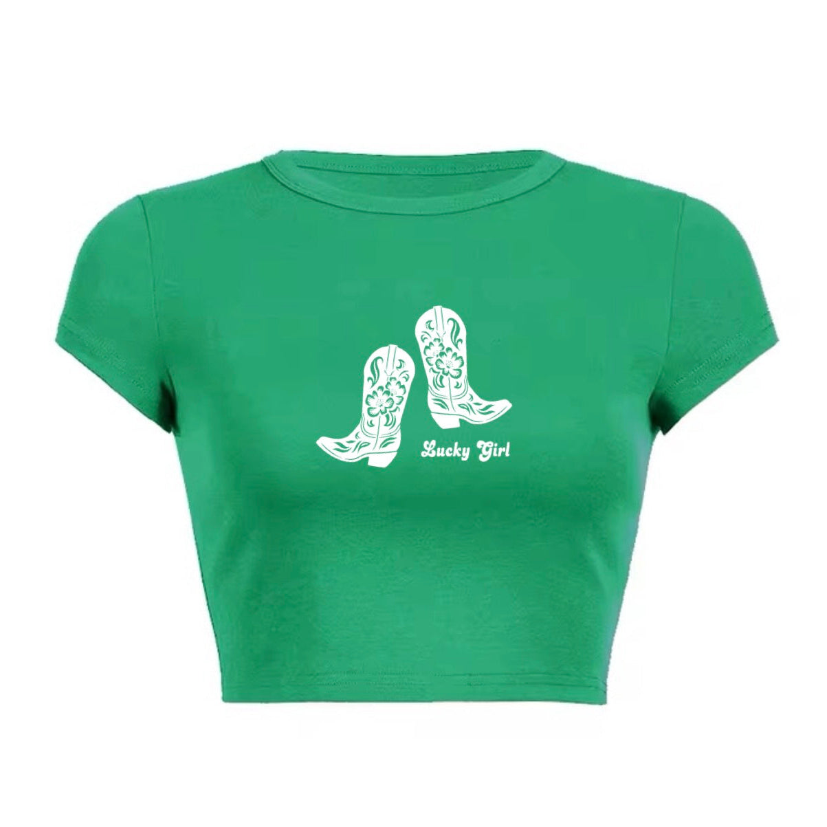 lucky cowgirl tee