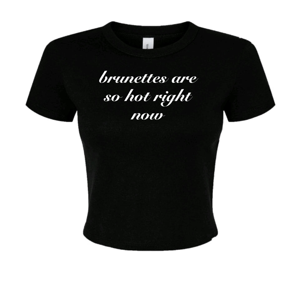 brunettes > (cursive)