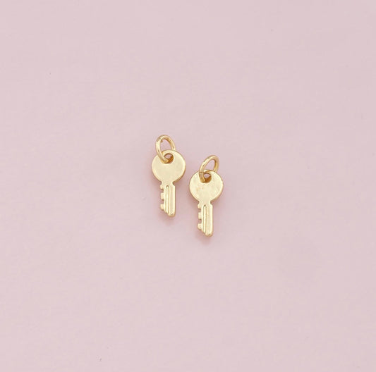 gold key charm