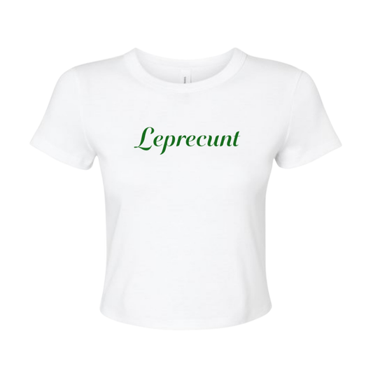 leprecunt baby tee