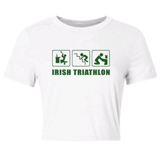 irish triathlon tee - saint patrick's day collection