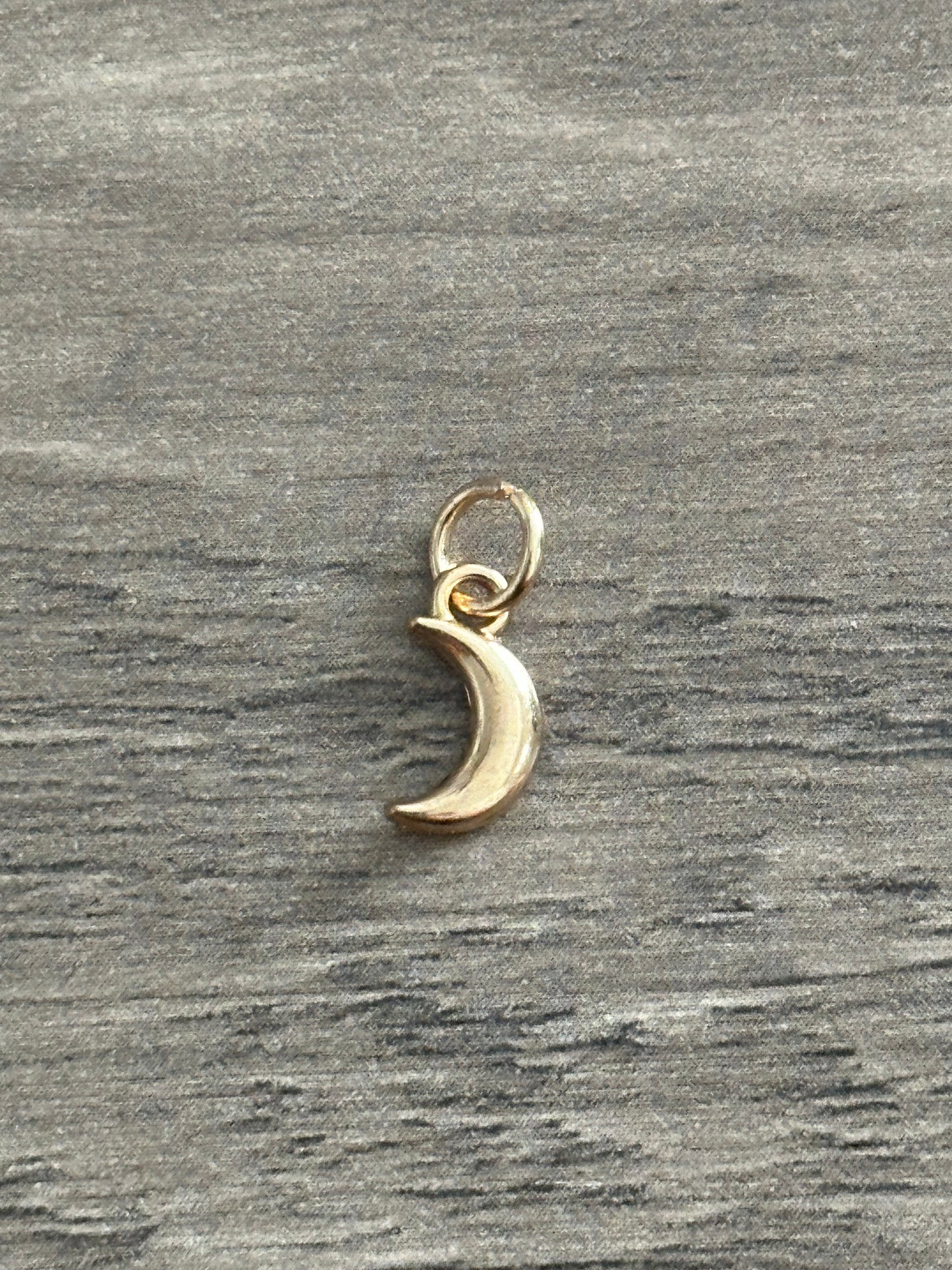 gold moon charm