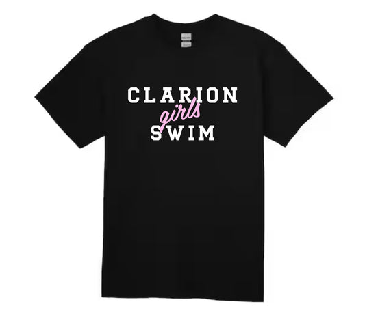 clarion girls swim shirts