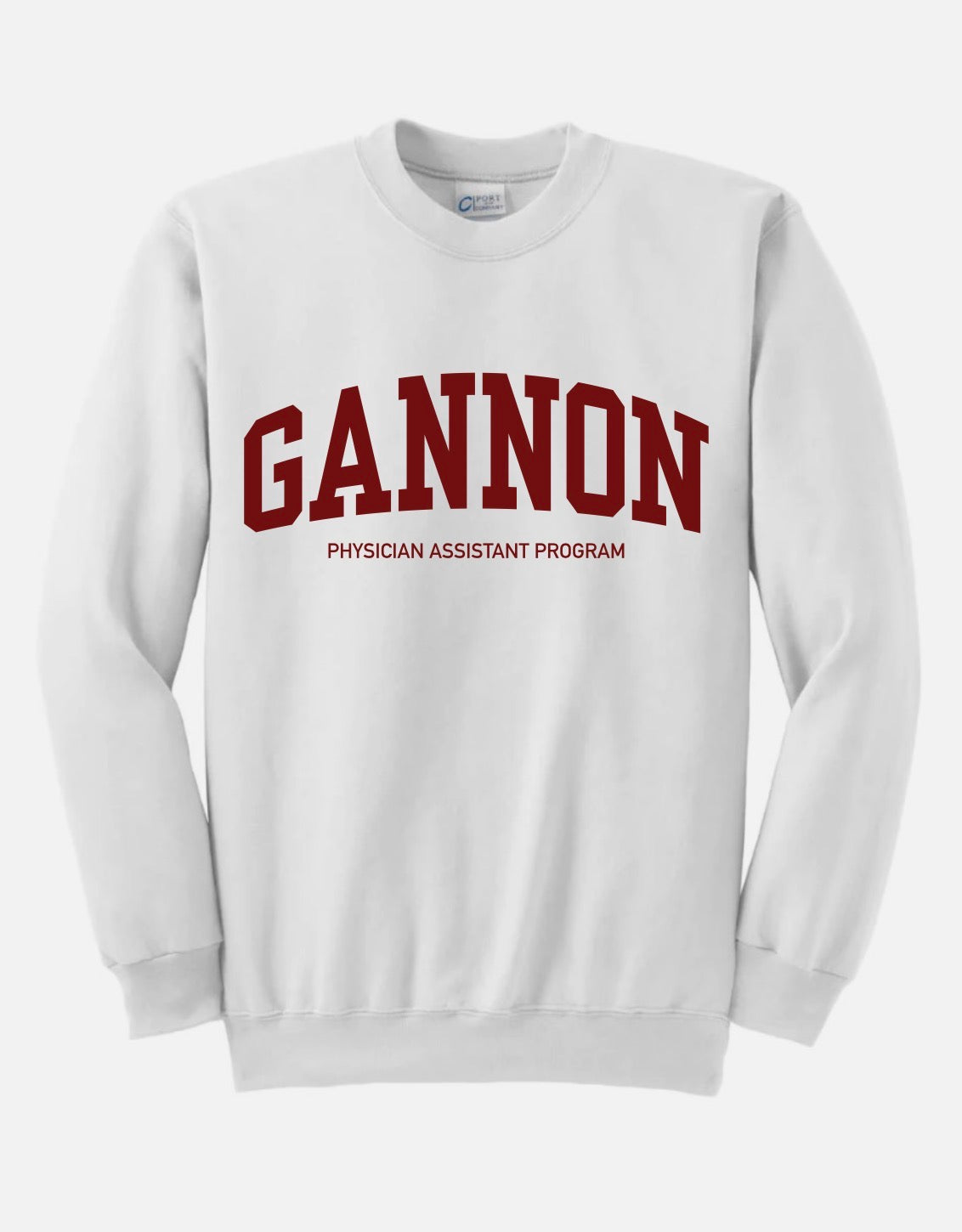 Gannon Physician Assistant Program Merch Order Front and Back