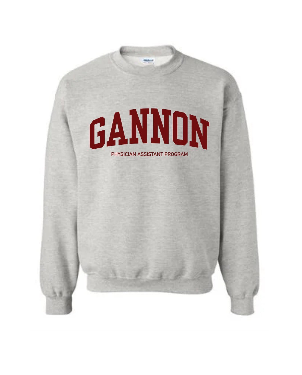 Gannon Physician Assistant Program Merch Order Front and Back
