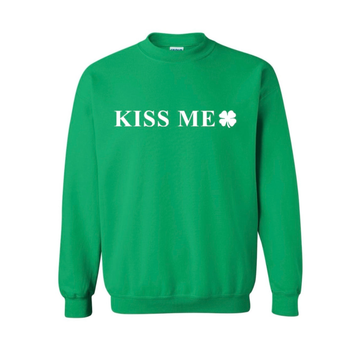 kiss me crewneck - saint patrick's day collection