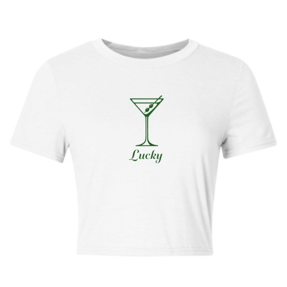 lucky tini tee - saint patrick's day collection