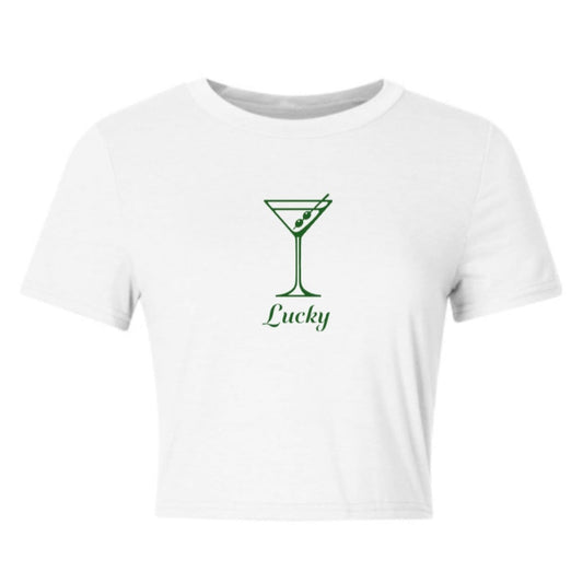 lucky tini tee - saint patrick's day collection