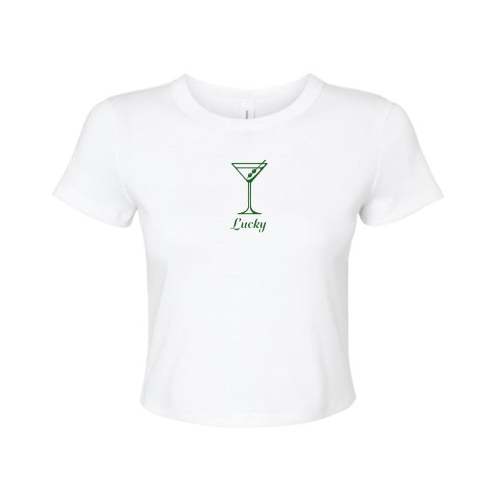 lucky tini baby tee