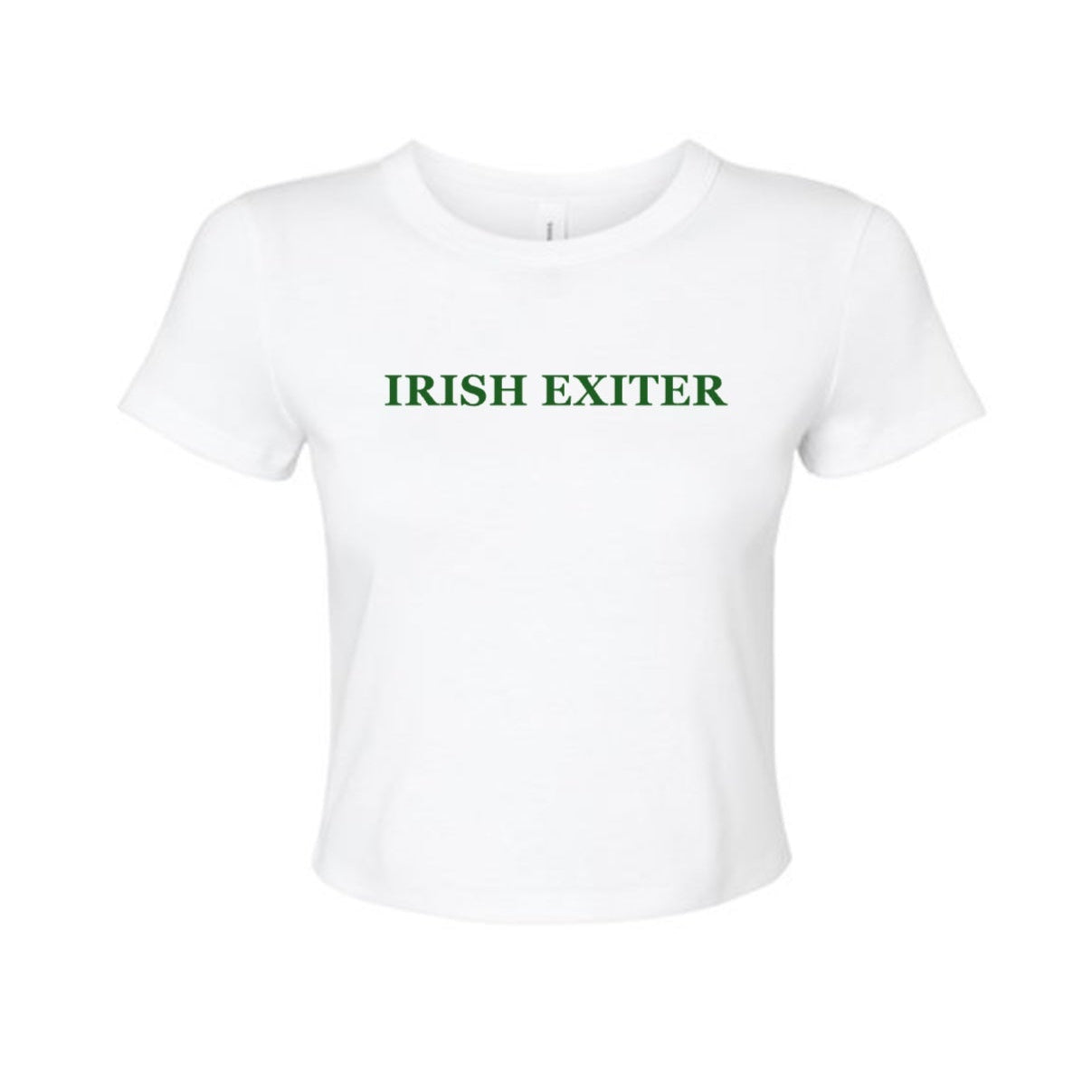 irish exiter baby tee