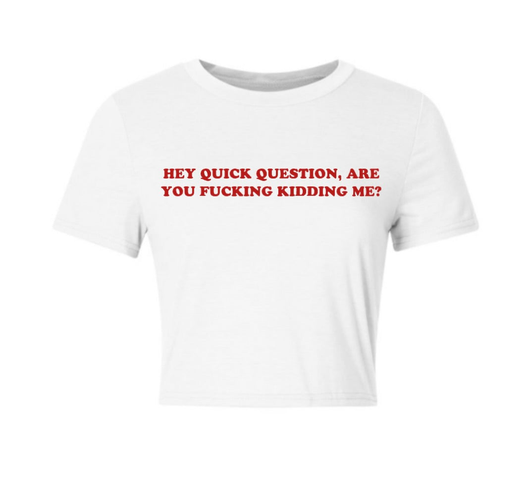 quick question tee