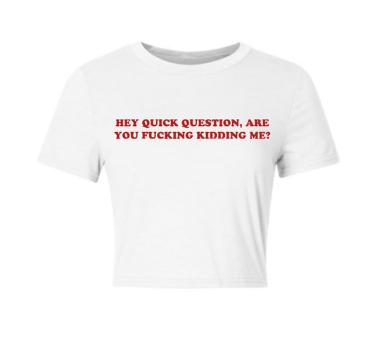 quick question tee