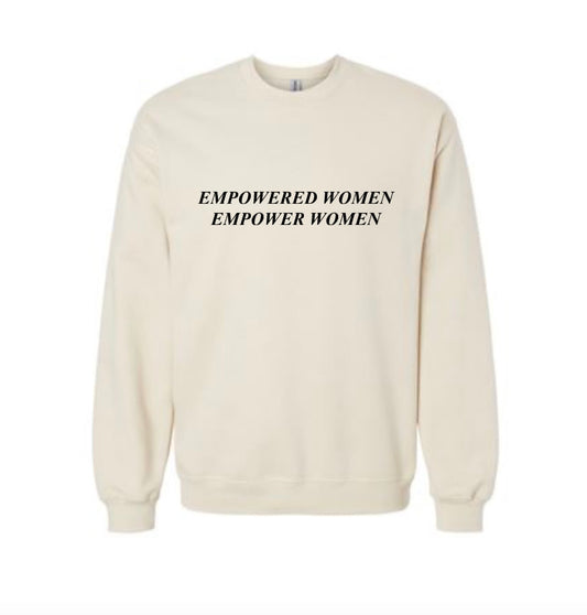 empowered women crewneck