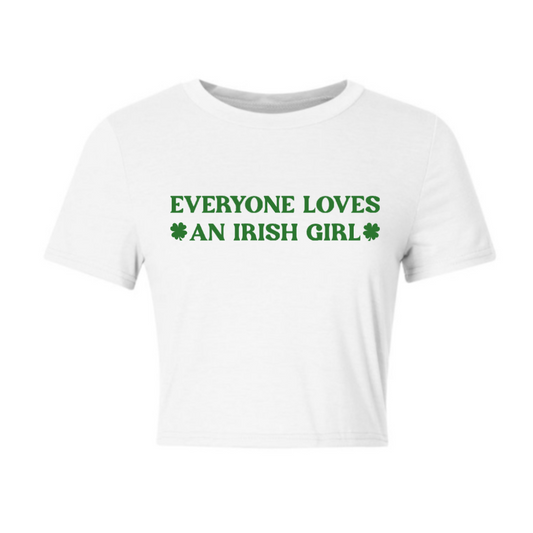 everyone loves an irish girl tee - saint patrick's day collection