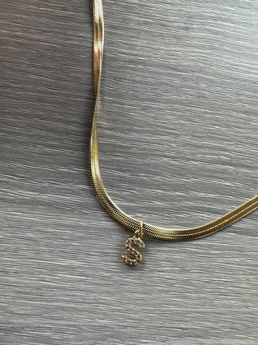 gold snake necklace